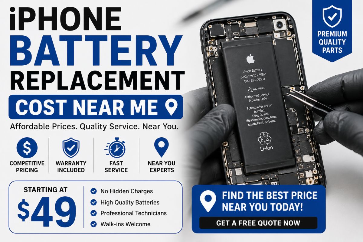 iPhone Battery Replacement Cost Near Me